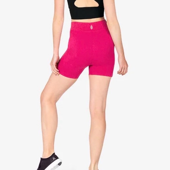 FP Movement by Free People Pants - FP Movement by Free People Hot Pink High-Rise Bike Shorts